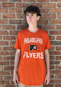 Philadelphia Flyers 47 Face Off Club T Shirt - Orange
