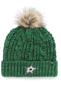 47 Dallas Stars Womens Kelly Green Meeko Cuff Knit Hat