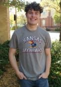 Kansas Jayhawks Number One Match Fashion T Shirt - Grey