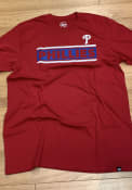 Philadelphia Phillies 47 Block Line T Shirt - Red