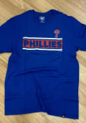 Philadelphia Phillies 47 Block Line T Shirt - Blue