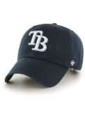 Tampa Bay Rays 47 Clean Up Adjustable Hat - Navy Blue