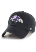 Baltimore Ravens 47 Clean Up Adjustable Hat - Black