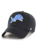Detroit Lions 47 Clean Up Adjustable Hat - Black