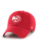 Atlanta Hawks 47 Clean Up Adjustable Hat - Red