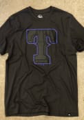 Texas Rangers 47 Pop Imprint T Shirt - Charcoal