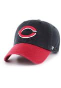 Cincinnati Reds 47 2T Clean Up Adjustable Hat - Black