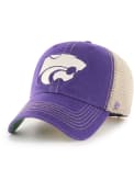 K-State Wildcats 47 Trawler Clean Up Adjustable Hat - Purple