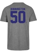 Jordan Binnington St Louis Blues 47 MVP T-Shirt - Grey