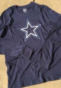 Dallas Cowboys 47 Pop Shadow Imprint T Shirt - Navy Blue