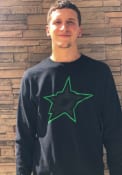 Dallas Stars 47 Pop Imprint Headline Crew Sweatshirt - Black