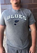 St Louis Blues 47 Victors Match Triblend Fashion T Shirt - Grey