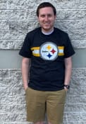 Pittsburgh Steelers 47 Coast to Coast Fashion T Shirt - Black