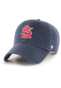 St Louis Cardinals 47 Clean Up Adjustable Hat - Navy Blue