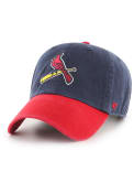 St Louis Cardinals 47 2T Clean Up Adjustable Hat - Navy Blue