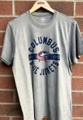 Columbus Blue Jackets 47 Roundabout Club T Shirt - Grey
