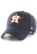 Houston Astros Qt Pink Undervisor 59fifty Navy Blue New Era Fitted Hat