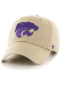 K-State Wildcats 47 Clean Up Adjustable Hat - Khaki