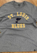 St Louis Blues 47 Varsity Arch Super Rival T Shirt - Grey