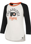 Philadelphia Flyers Womens 47 Raglan T-Shirt - White