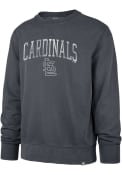 '47 St Louis Cardinals Navy Blue Hudson Fashion Sweatshirt