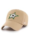 Dallas Stars 47 Clean Up Adjustable Hat - Khaki