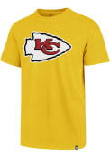 Kansas City Chiefs 47 Primary Logo Club T Shirt - Gold