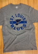 St Louis Blues 47 Round About Club T Shirt - Grey
