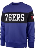 Philadelphia 76ers 47 Interstate Fashion Sweatshirt - Blue