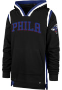 Philadelphia 76ers 47 Layup Pullover Fashion Hood - Black
