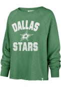 Dallas Stars Womens 47 Emerson Crew Sweatshirt - Kelly Green