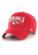 Kansas City Chiefs 47 Super Bowl LV Clean Up Adjustable Hat - Red