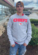 Kansas City Chiefs 47 Pregame Headline Crew Sweatshirt - Grey