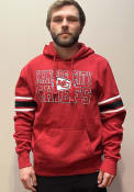 Kansas City Chiefs 47 Sleeve Stripe Hood Fashion Hood - Red