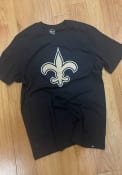 New Orleans Saints 47 Imprint Super Rival T Shirt - Black
