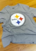 Pittsburgh Steelers 47 Imprint Super Rival T Shirt - Grey