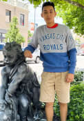 Kansas City Royals 47 Gibson Crew Fashion Sweatshirt - Grey