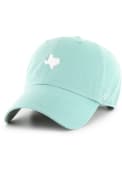 Texas 47 White Logo Base Runner Clean Up Adjustable Hat - Green