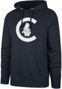 Chicago Cubs 47 Imprint Headline Hooded Sweatshirt - Navy Blue