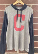 Cleveland Indians 47 Imprint Callback Club Hooded Sweatshirt - Grey