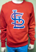 St Louis Cardinals 47 Imprint Headline Crew Sweatshirt - Red