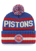 Detroit Pistons 47 Bering Cuff Pom Knit - Blue