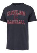 Cleveland Indians 47 UNION ARCH FRANKLIN Fashion T Shirt - Navy Blue