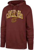 Cleveland Cavaliers 47 DOUBLE DECKER Hooded Sweatshirt - Maroon