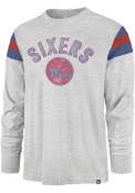 Philadelphia 76ers 47 FRANKLIN ROOTED Fashion T Shirt - Grey