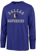 Dallas Mavericks 47 VARSITY ARCH SUPER RIVAL T Shirt - Blue