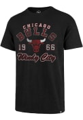 Chicago Bulls 47 RAFTERS SCRUM Fashion T Shirt - Black