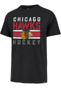 Chicago Blackhawks 47 Top Bins Franklin Fashion T Shirt - Black