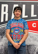 Chicago Cubs 47 Brickhouse Tubular Fashion T Shirt - Blue