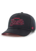 Chicago Bulls 47 Crosstown Script Hitch Adjustable Hat - Black